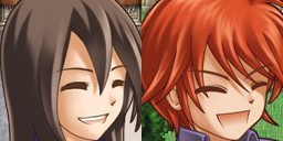 2人の笑顔