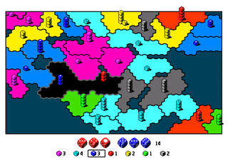 8対14：青の勝ち！