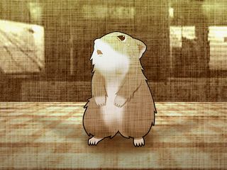舞台に立たされるハムスタア
