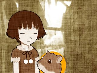 セッちゃんとハムスタア、安らかなひととき